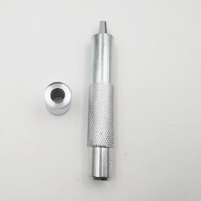 2pcs/set Punching Holes Tools Hole Punch Rivet Snap Button Setter Die Base Leather Craft Working Tool DIY #g Tool DIY #600