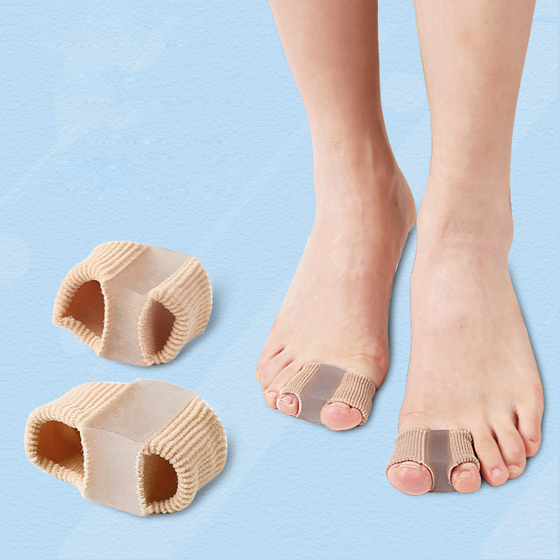 1PCS Toe Separator Hallux Valgus Bunion Corrector Orthesen Füße Knochen Daumen Teller Korrektur Pediküre Füße Haarglätter