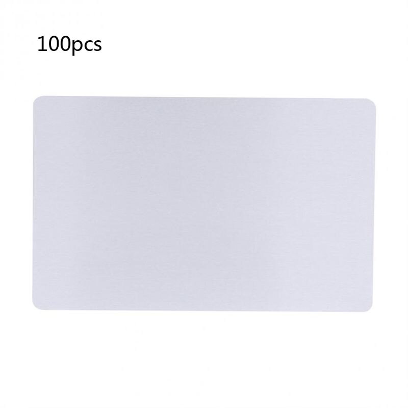 100Pcs Blank Engraved Custom Visiting Name Cards Aluminium Alloy Business Cards C5AE