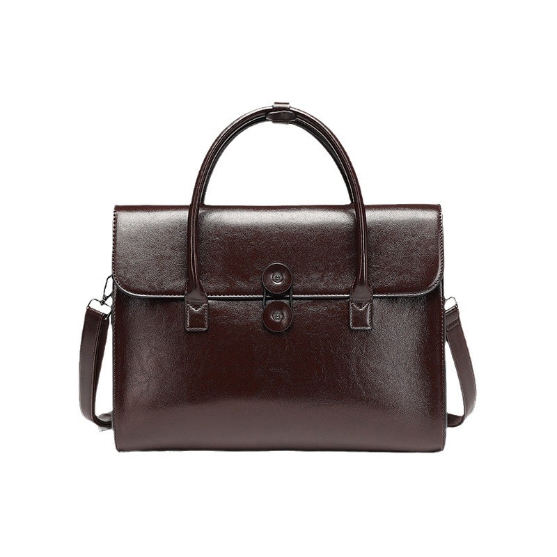 2024 neue Laptop Handtasche Damen Aktentasche 14 Zoll für fortschrittlich Sinn Schutzhülle Aufbewahrung Leder flache Tasche Anwalt Tasche