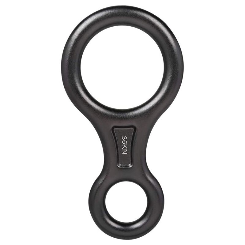 8-Shaped Descender Climbing Equipment Downhill Equipment 35KN Suitable for Climbing Bearings and Wrestling Devices