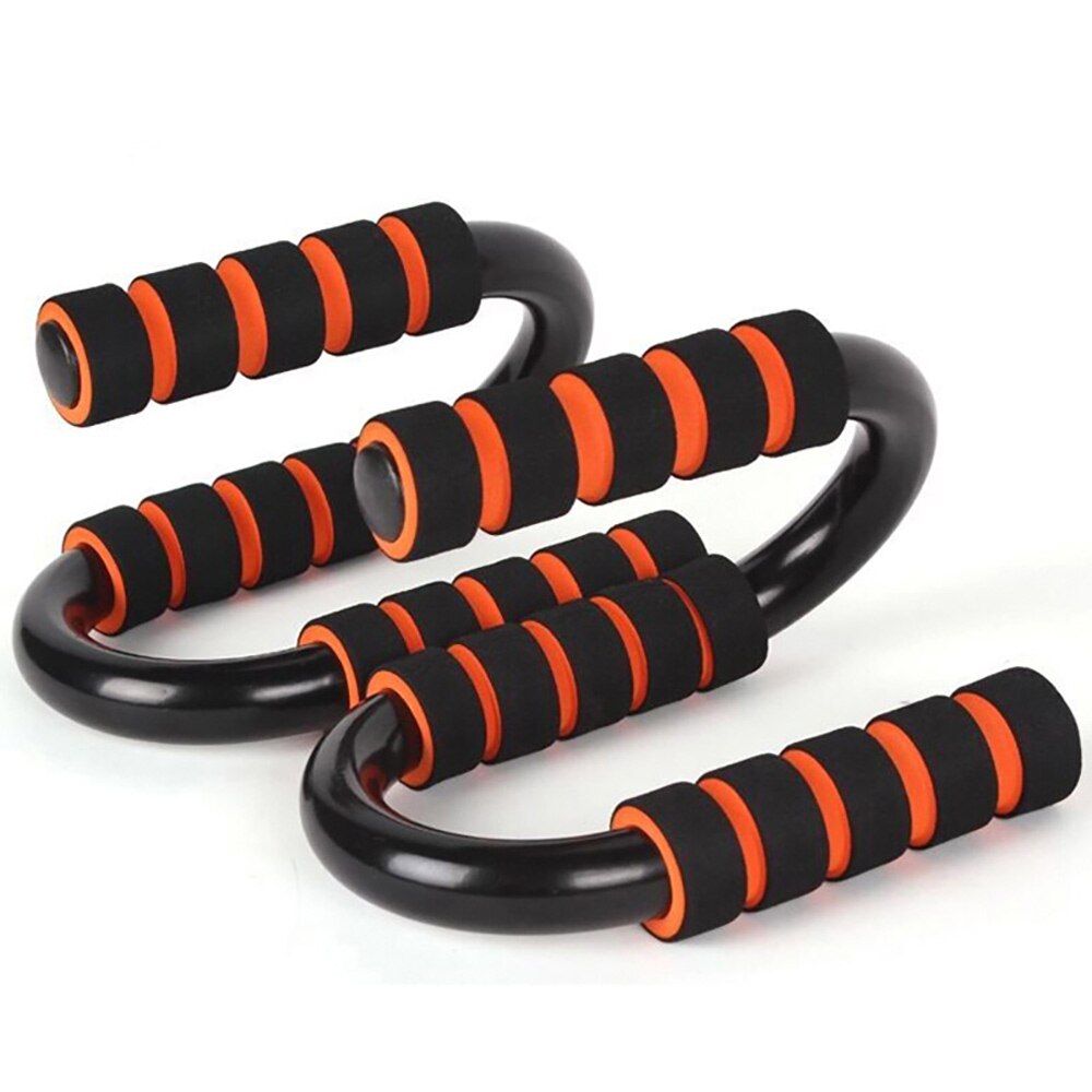 S Shape Push Up Stand Aluminium Push-Ups Stands Bars Tool For A Fitness Borst Training Apparatuur Oefening Training: Default Title