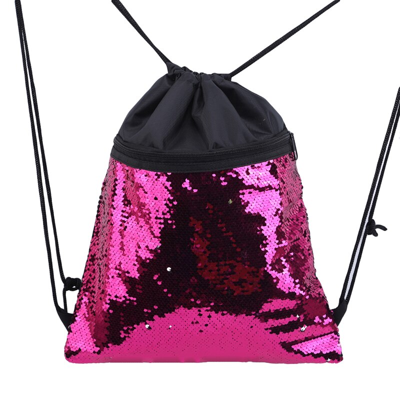 Outdoor fitness tas dames trekkoord rugzak strandtas pailletten bos zak sportschool fitness sportuitrusting sporttas