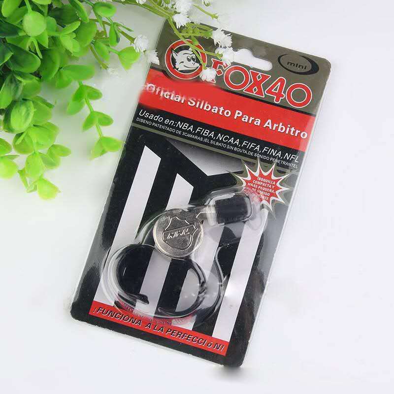 Kleurrijke Fox 40 Fluitje Met Lanyard En Cmg In Rood Blister Verpakking
