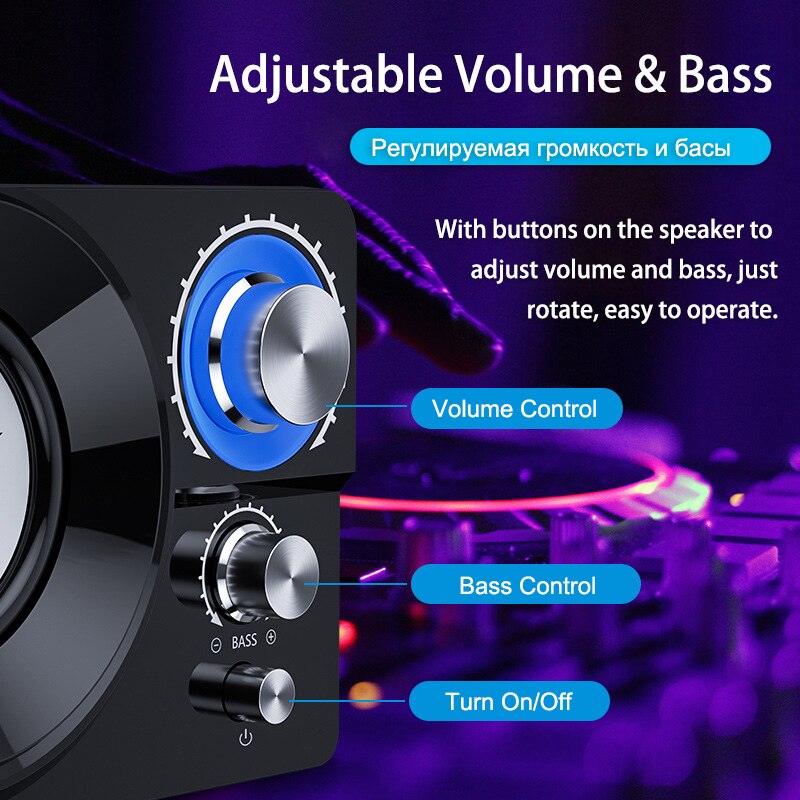 Home Theatre System Caixa De Som Para PC Computer Speakers Altavoces Desktop Bluetooth Speaker Barra De Sonido Para tv Subwoofer