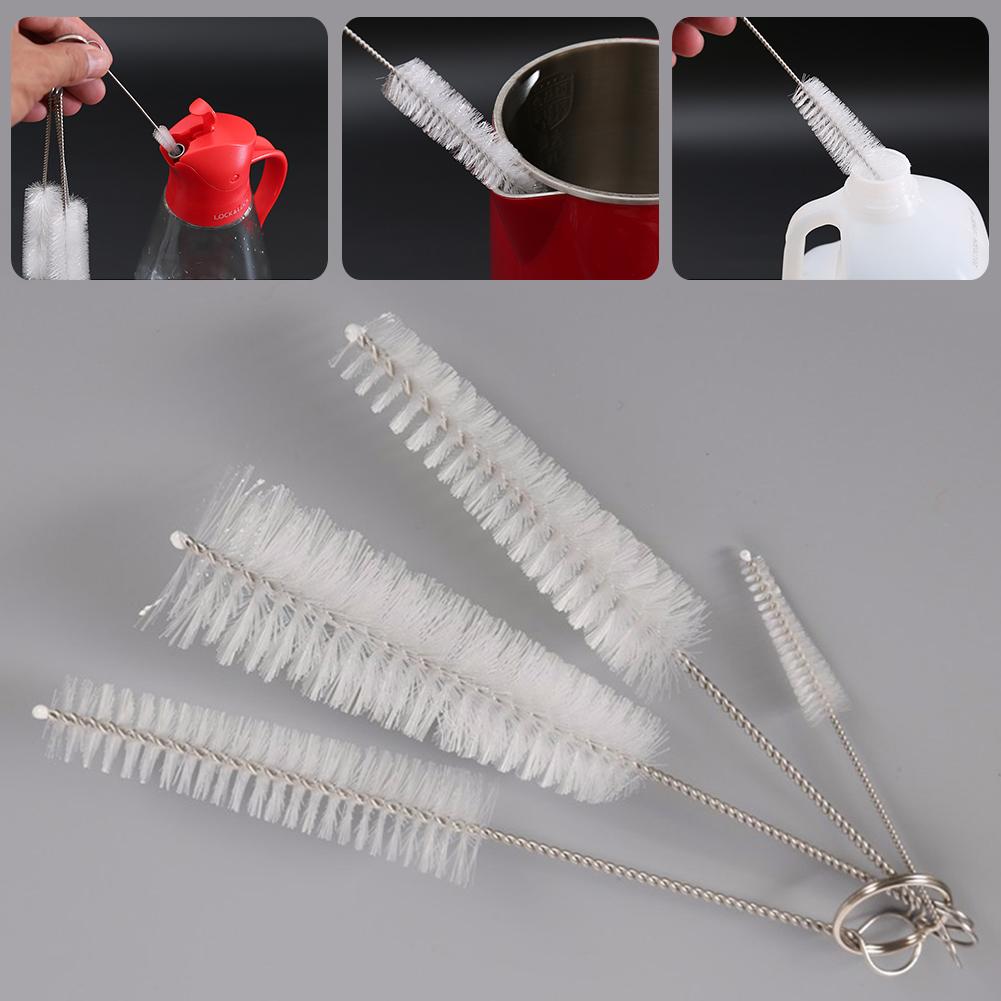 4 pièces De Nettoyage De Paille Brosse de Lavage En Acier Inoxydable Pipe À Boire Paille Brosses Brosse Nettoyant Pour Verre À Vin Bouteille Tasse de Thé de Café