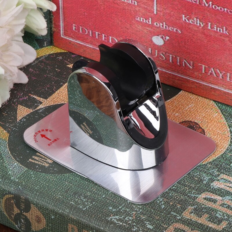 Head Holder Adjustable No Drilling Bracket Mount Shower Hand Attachable Sticker #0604