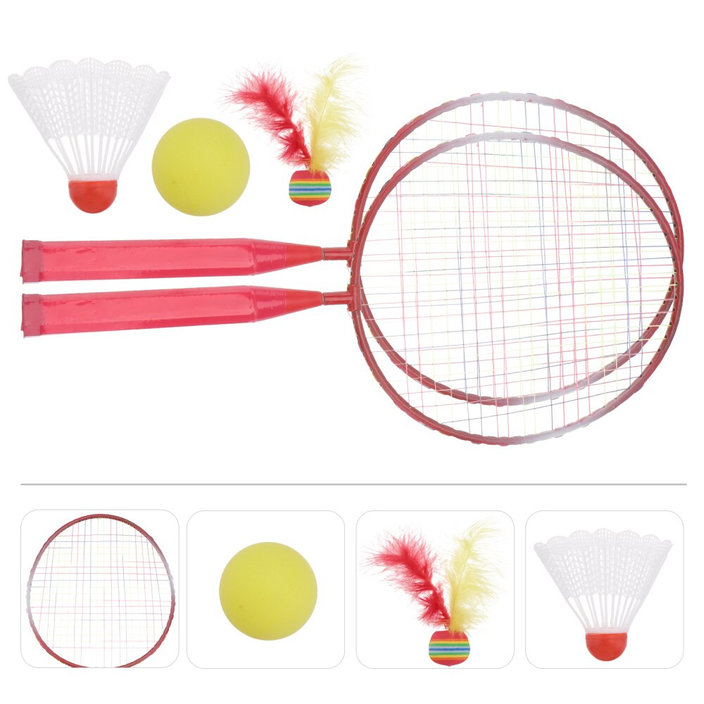 Badminton Tennis Rackets Ballen Set Kinderen Kids Outdoor Sport Ouder-Kind Sport Educatief Sport Spel Speelgoed Voor Kinderen Bo