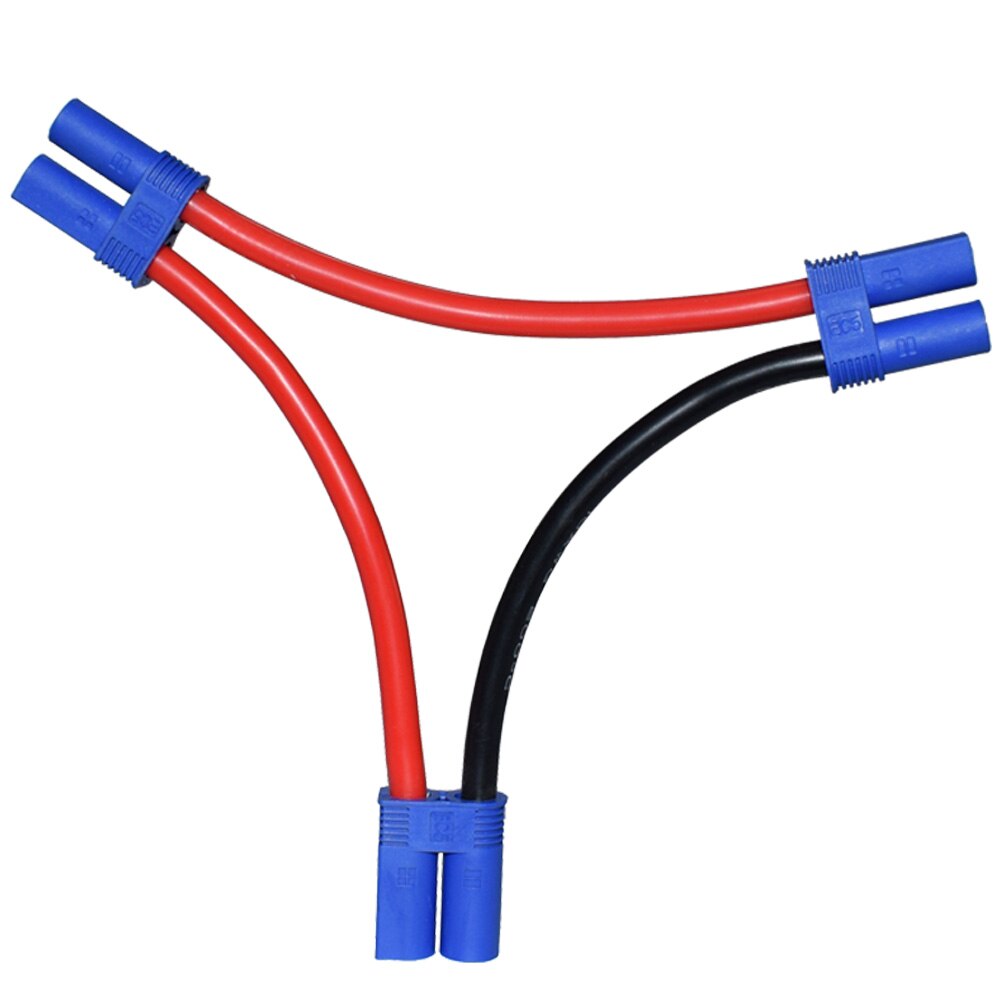 1pc EC5 Series Connector with 10awg Wire/Series Battery Adapter for Losi/E-Flite(B101-1)