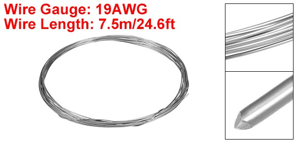 uxcell Heating Resistor Wire Nichrome Resistance Wires for Heating Elements 0.8-1.2mm dia