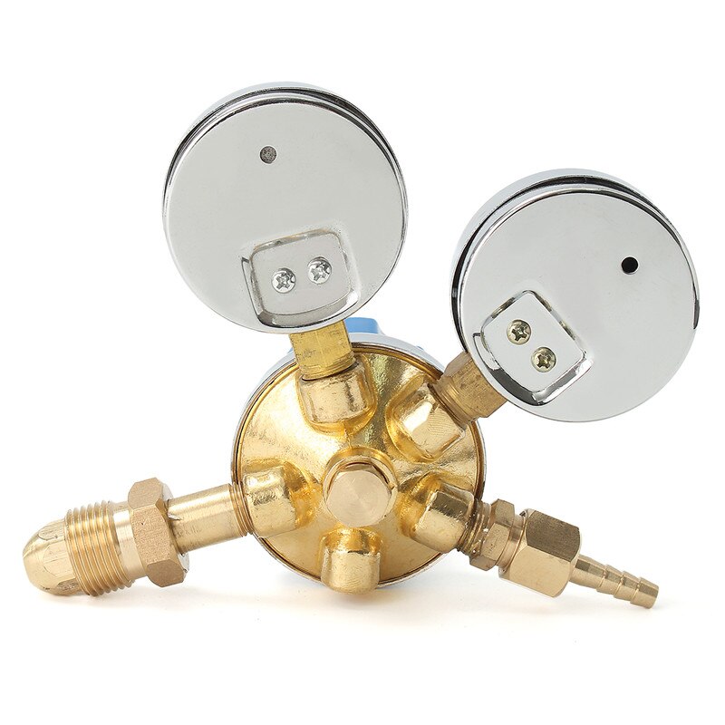 Argon Oxygen/Acetylene Regulator Reducer Mig Flow Meter Pressure Gas Solid Brass Welding Fit Victor Gas Torch Cutting