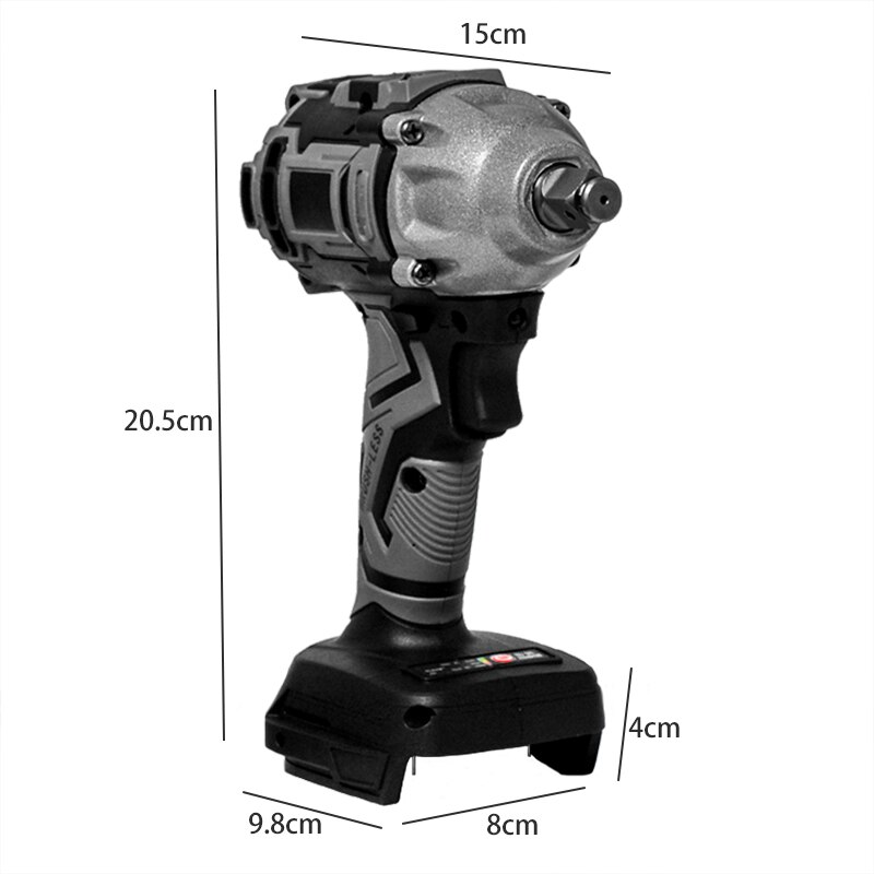 Electric Brushless Impact Wrench Rechargeable Socket Cordless Wrench Power Tool For Makita Battery