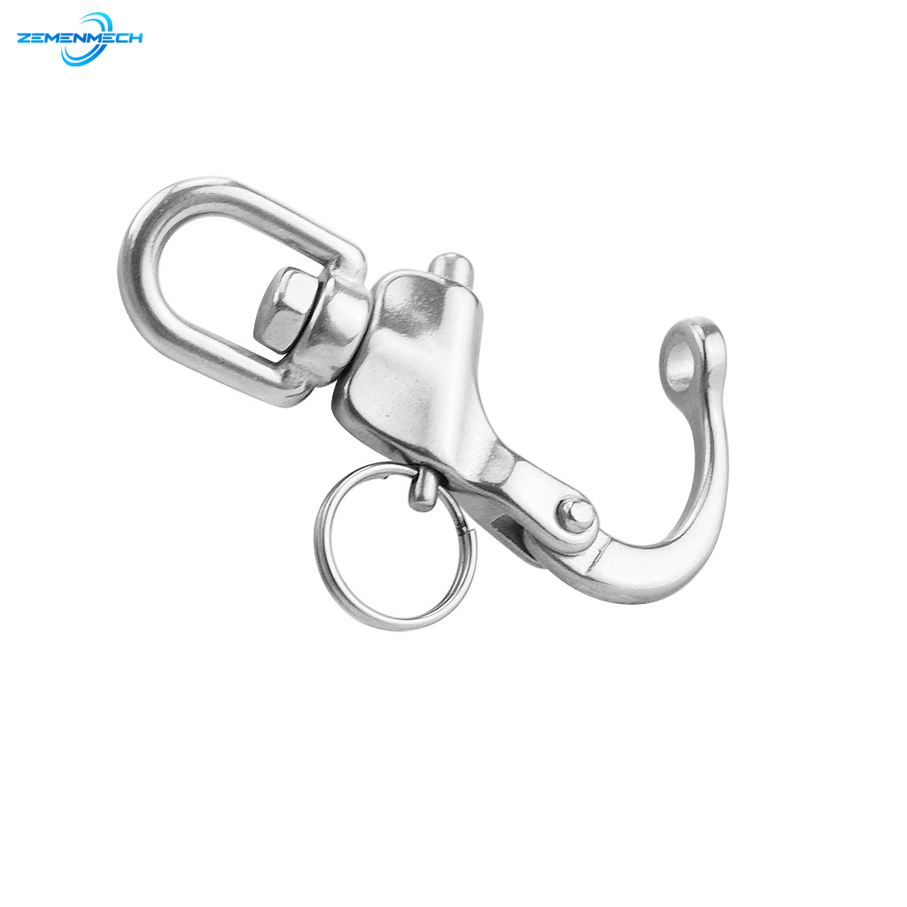 316 Stainless Steel Swivel Snap Shackle Quick Release Boat Anchor Chain Eye Shackle Swivel Snap Hook for Marine Architectural