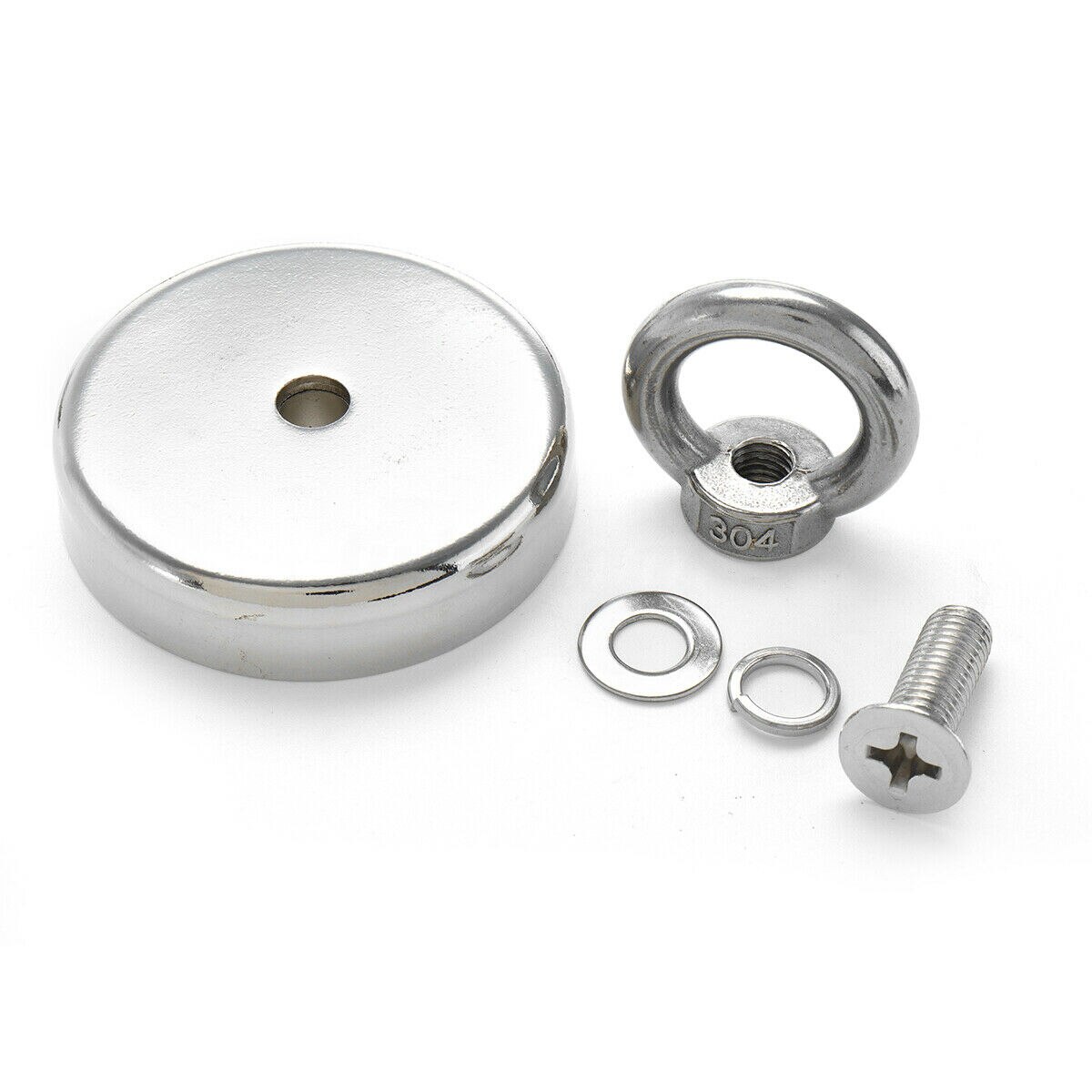 Sterke bergingsmagneet pot vismagneet 300 500kg diepzee bergingsmagneet haak neodymium ndfeb magneet schatzoeker houder