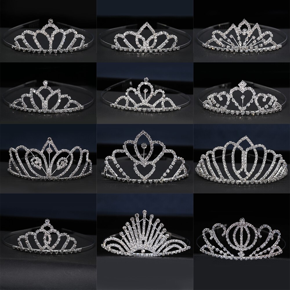 Wedding Bride Crown Bridal Tiaras Party Crystal Headband Tiara For Women Headdress Crowns Wedding Diamond Hair Accessories HG11