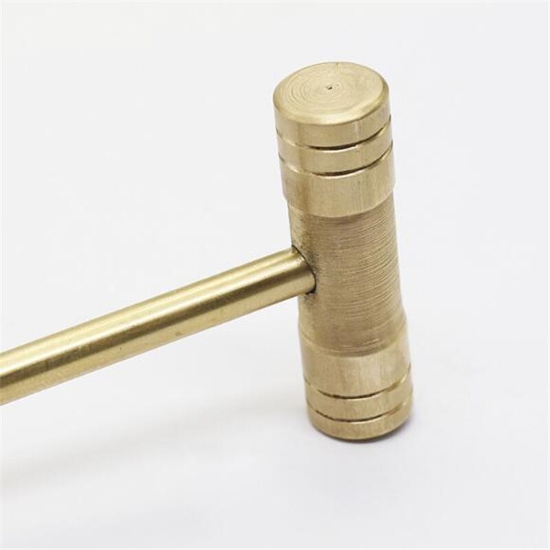 Messing hammer solid messing præcision ur reparation små kobber hammer håndværktøj vedligeholdelse leverancer