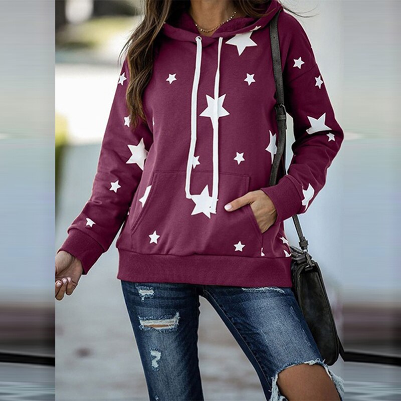Automne hiver femmes Skateboard Sport blouson à capuche décontracté couleur unie hauts poche à manches longues pull femme Sudaderas: purple / XL