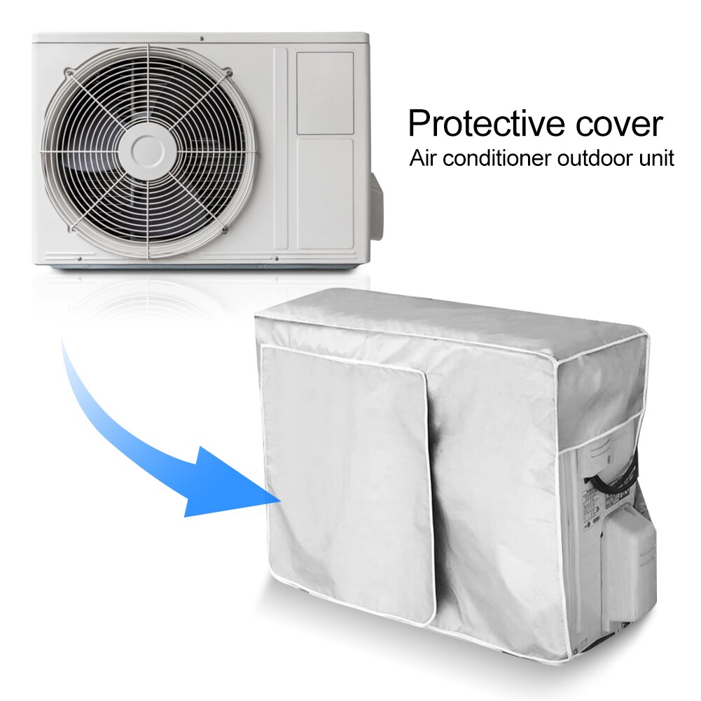 Wind Gids Maand Straight Anti-Wind Shield Airconditioning Cover Anti-stof Airconditioner Waterdichte Cleaning Wrap Shield