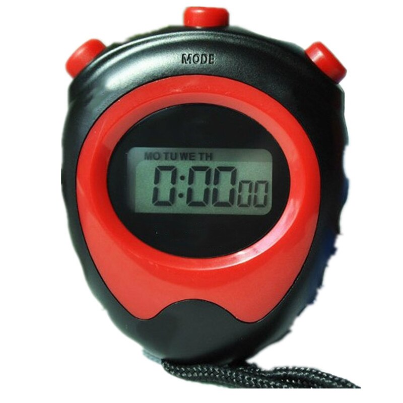 Sports Stopwatch Timer 12 or 24 Hour Calendar Alarm Waterproof Shockproof Handheld Stopwatch for Sports N66