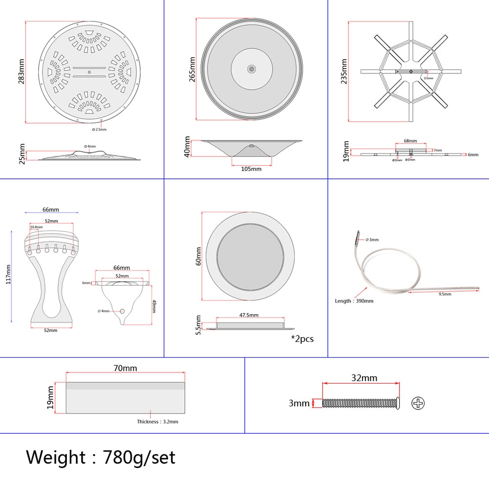 Portátil puente silla resonador cono Soundhole pantallas araña instrumento Musical agradable suministros para guitarra Dobro
