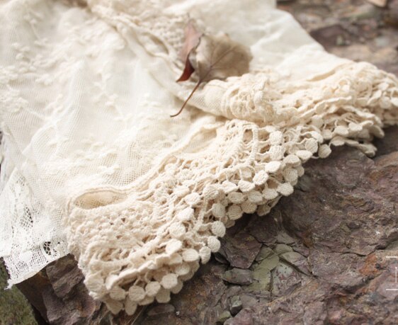 Gothic lace bloemen borduren lolita prinses zoete reizen kwastje foto sjaal vrouwelijke
