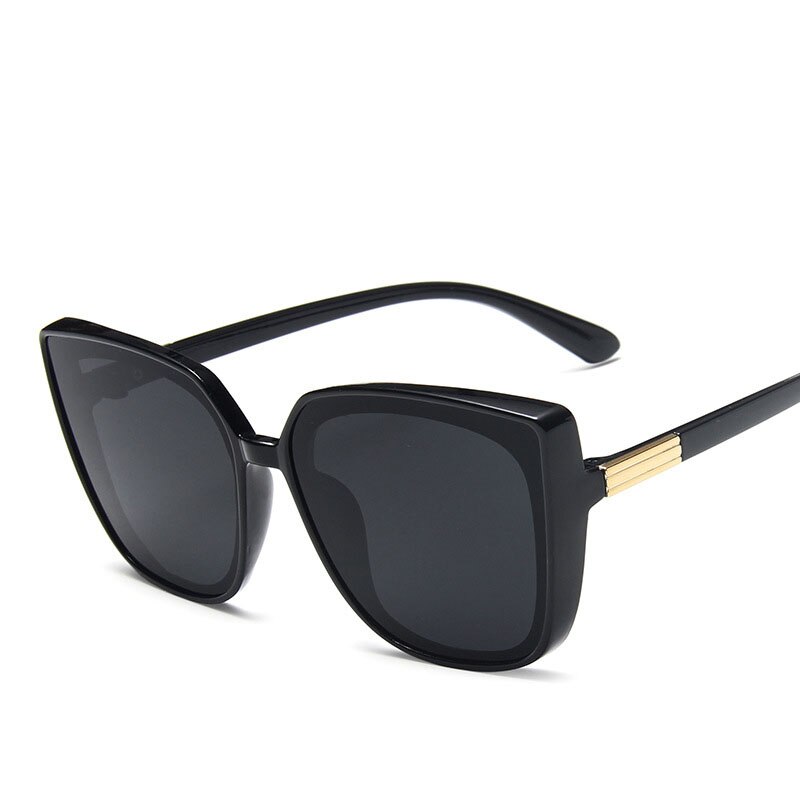 Gafas de sol de cara grande para hombre y mujer, lentes de sol de tendencia europea y americana, retro, con personalidad,