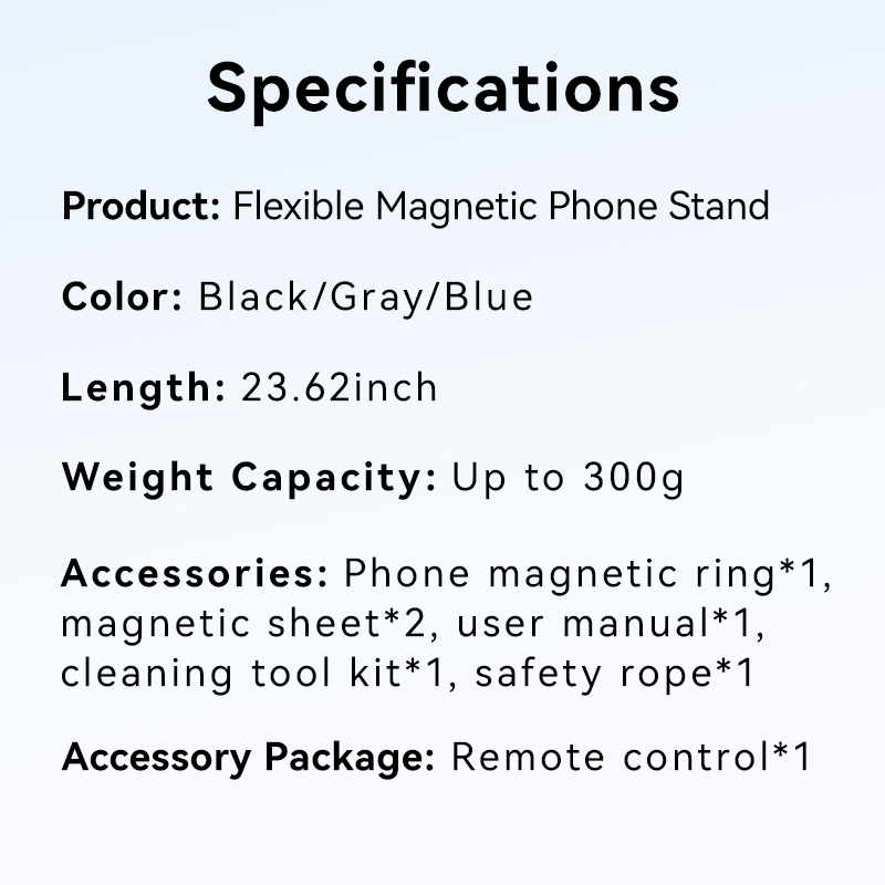 TELESIN Magnetische flexibele telefoonhouder Klem Statiefstandaard Stick Pole Bike Motorcycle Telefoonhouder Stand voor iPhone Android-telefoons