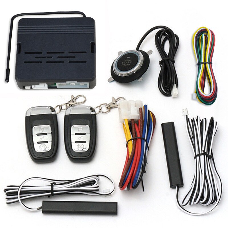 Auto Alarm Suv Keyless Entry Remote Engine Start Alarmsysteem Drukknop Remote Starter Stop Auto Beveiliging Accessoires