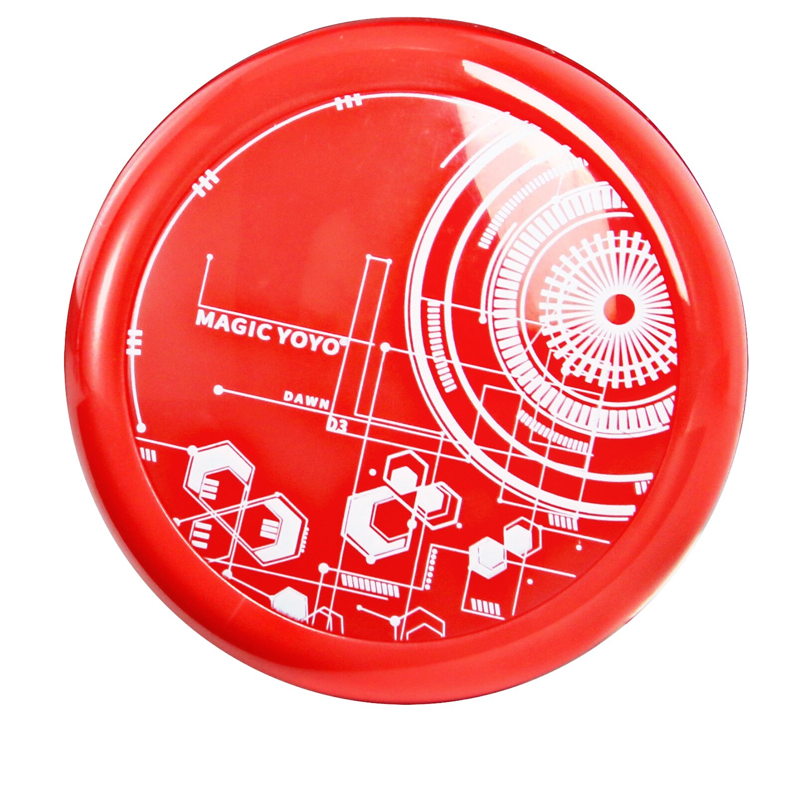Responsive Yoyos for Kids Classic Baby Toys Beginner Yoyo with Narrow Bearing Steel Axle ABS Body Looping Play Spinning Faster: Red
