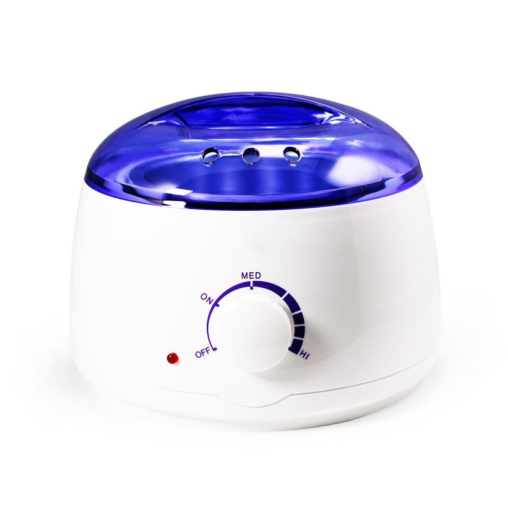 Máquina Eléctrica multifunción de depilación cera-derretimiento calentador belleza enfermería inmersión olla depilatoria hogar Fusión Rápida granos de cera: blue white / Enchufe británico