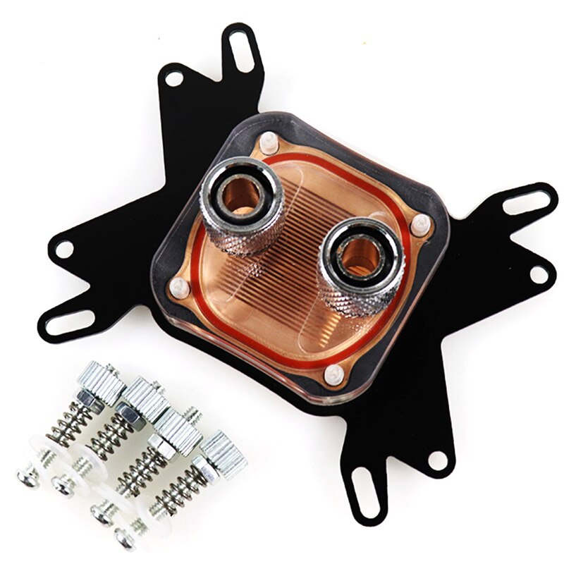 Utility Water Cooling Block for AMD Copper CPU Cooler Heatsink for Computer CPU Radiator Universal