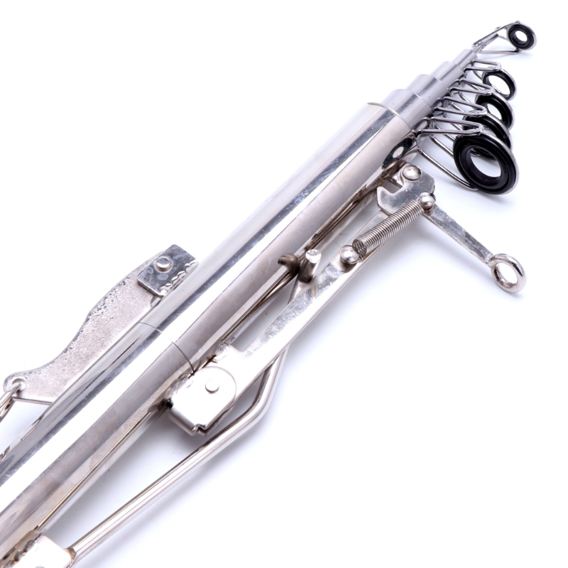 Caña de pescar automática de acero inoxidable, accesorio sin carrete, Sea River Lake, 2,1 m, 2,4 m, 2,7 m