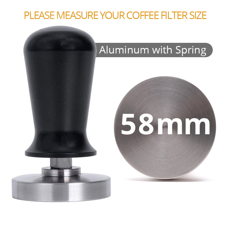 Barista Espresso Sabotage Flat Base, Siliconen Koffie Tamper Mat (51/53/58Mm): TRANSPARENT