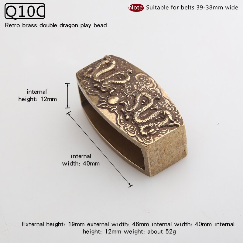 Brass belt ring stainless steel leather ring belt buckle ring man belt ring fixed: Q10C