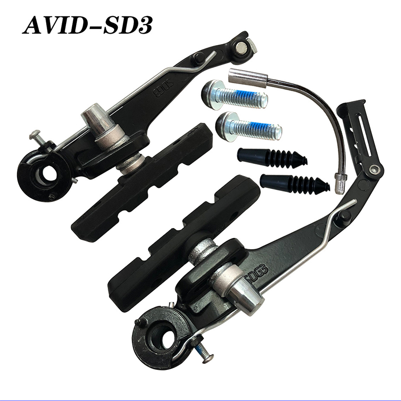 Avid Fiets V Brake Set FR5 Aluminium Remhendel SD3 Voor Achter V-Remklauwen Road Mountainbike onderdelen Fit Sram: 1Pair Vbrake Caliper
