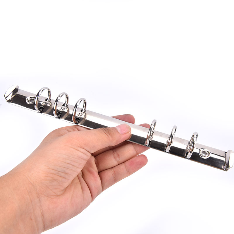 A4 B5 A5 Notebook Metal Clip Stainless steel Loose Leaf Spiral Notebook Ring Binder DIY Fill Paper Storage Folder Accessories