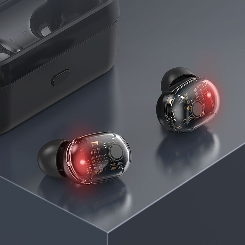 5.0 bluetooth draadloze oordopjes met aanraakbediening, waterdichte stereo muziek bluetooth hoofdtelefoon headset voor telefoon oordopjes