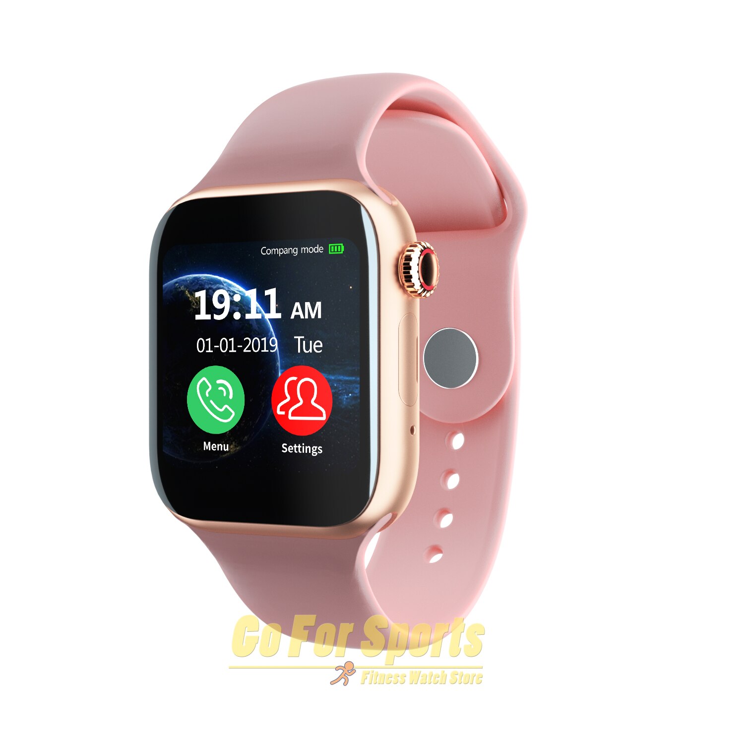 Smart Watch Bluetooth Call Sports Fitness Band Heart Rate Blood Pressure Testing Men Music Watch Women Smartwatch Z13 pk X6 Z6S: gold pink