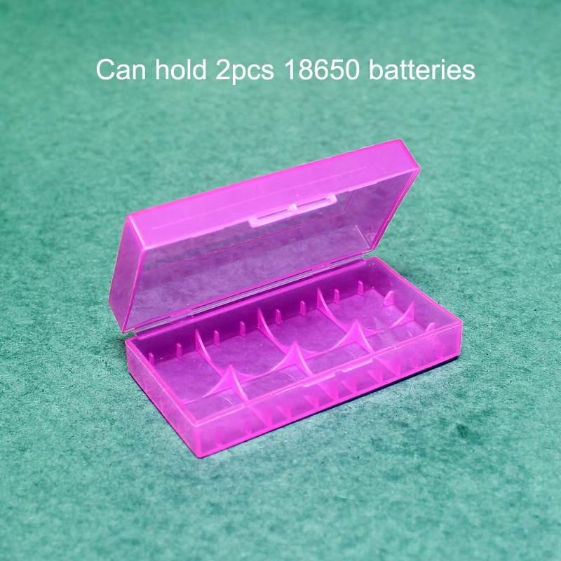 18650 lithium battery storage box rechargeable battery protection box sorting box storage plastic parts box: Blue