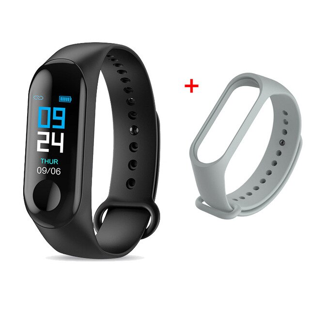 M3 più Intelligente Della Vigilanza Della Fascia di Fitness tracker Wristband Heart Rate Attività Schermo a Colori Articoli Elettronica Smart, Smartwatch, Bracciali Smart Fitness Vigilanza di Sport Del Braccialetto: C