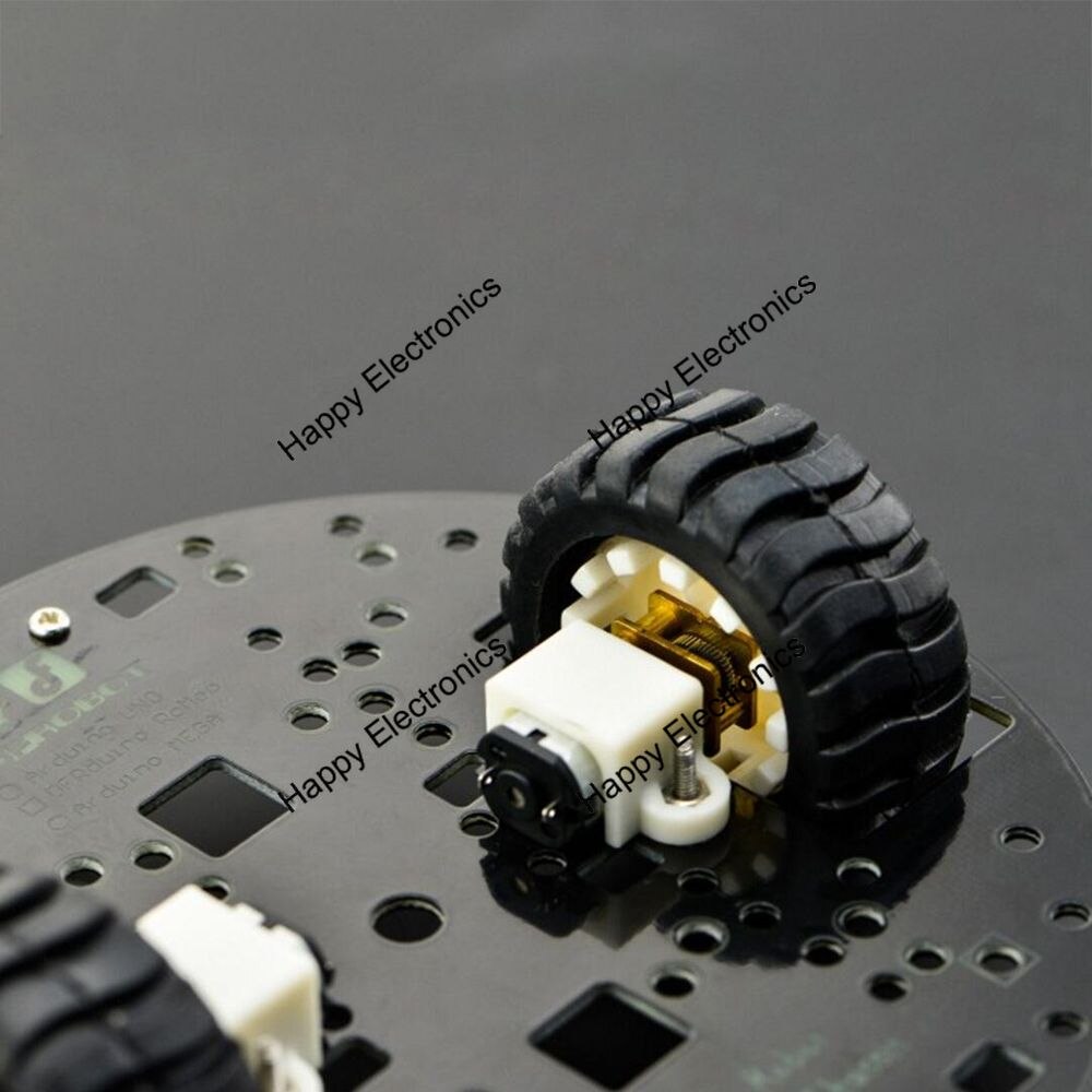 DFRobot 2WD miniQ Robot Chassis / mobile robot platform, 6V with N20 Motors /Universal ball caster Wheels for students hobbyists