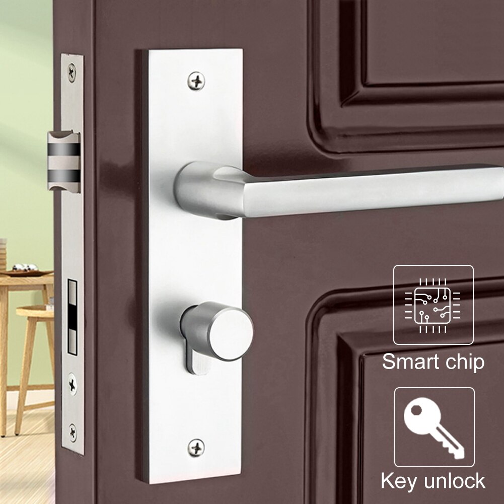 Europæisk stil dørhåndtag lås indendørs soveværelse stue mekanisk sikkerhed låsesæt