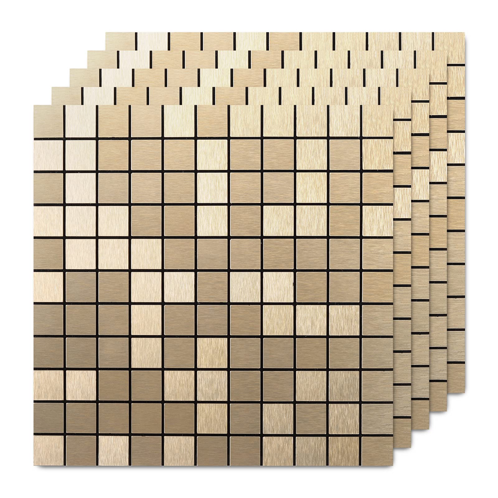 Piastrelle della metropolitana del Backsplash della cucina sbucciare e incollare Backsplash pannelli di parete della carta da parati 3d insonorizzati del metallo attaccare sulle piastrelle per la cucina