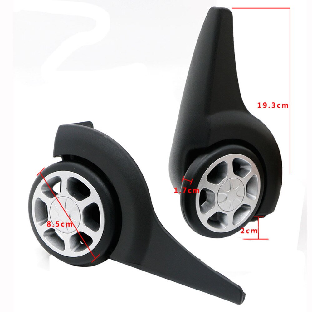 GUGULUZA NEUE Gepäck Ersatz gerichtet Räder Für Koffer Reise Wagen Reparatur Teile Gepäck Räder D029