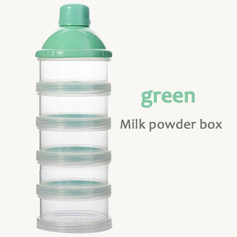 Baby mælkepulver dispenser stabelbar baby fodring rejse opbevaringsbeholder 3 pakke 67jc