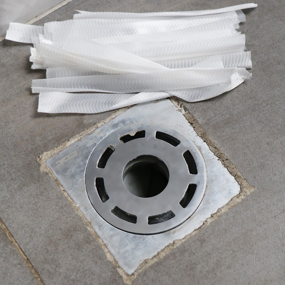 50Pcs Kitchen Bathroom Drain Cover Net Anti Clog Mesh Filter Bag Shower Filter Hair Catcher Drain Hole Waste Clean