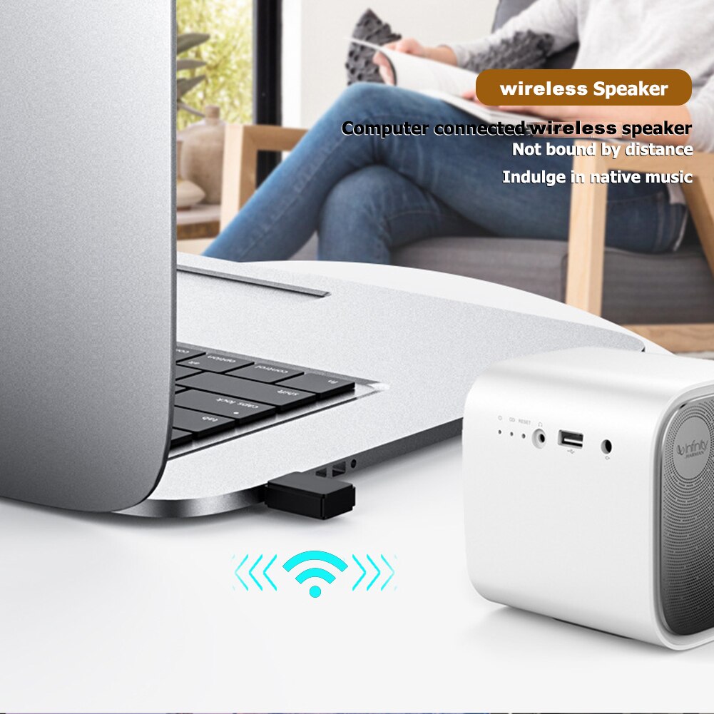 PC-T7 Usb Type-Een Bluetooth-Compatibel 5.0 Audio Zender Draadloze Muziek Adapter Voor Windows Linux Desktop Laptop Pc computer