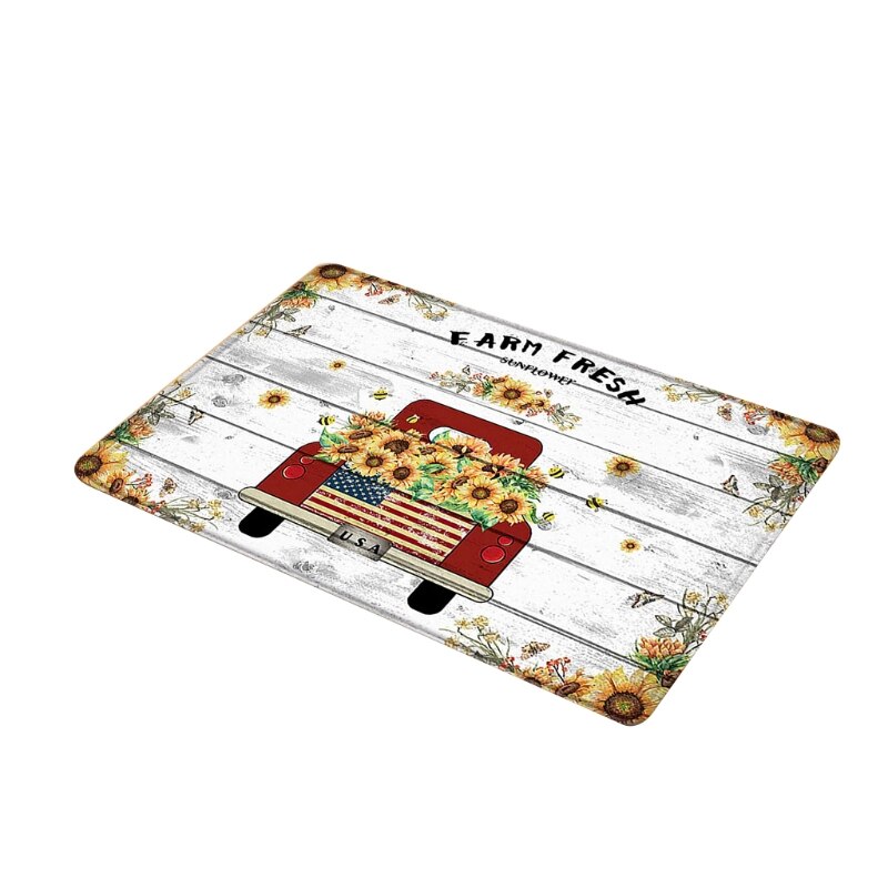 Bee Festival Huis Deur Mat Badkamer Badkamer Antislipmat Slaapkamer Woonkamer Tapijt Vloermat Badkamer Mat badmat: 36