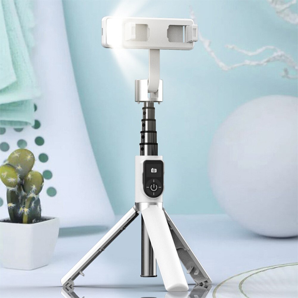 P70D Bluetooth Selfie Stick Tripod Fill light Video Record Support Universal Adjustable Direction Smartphone Stabilizer Vlog