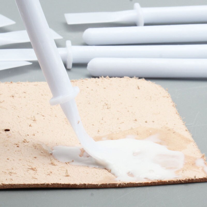 5Pcs/set Leather Gluing Tool DIY Handcraft Glue Application Tools For Leather PP Practical ferramentas manuais DIY Leather Craft